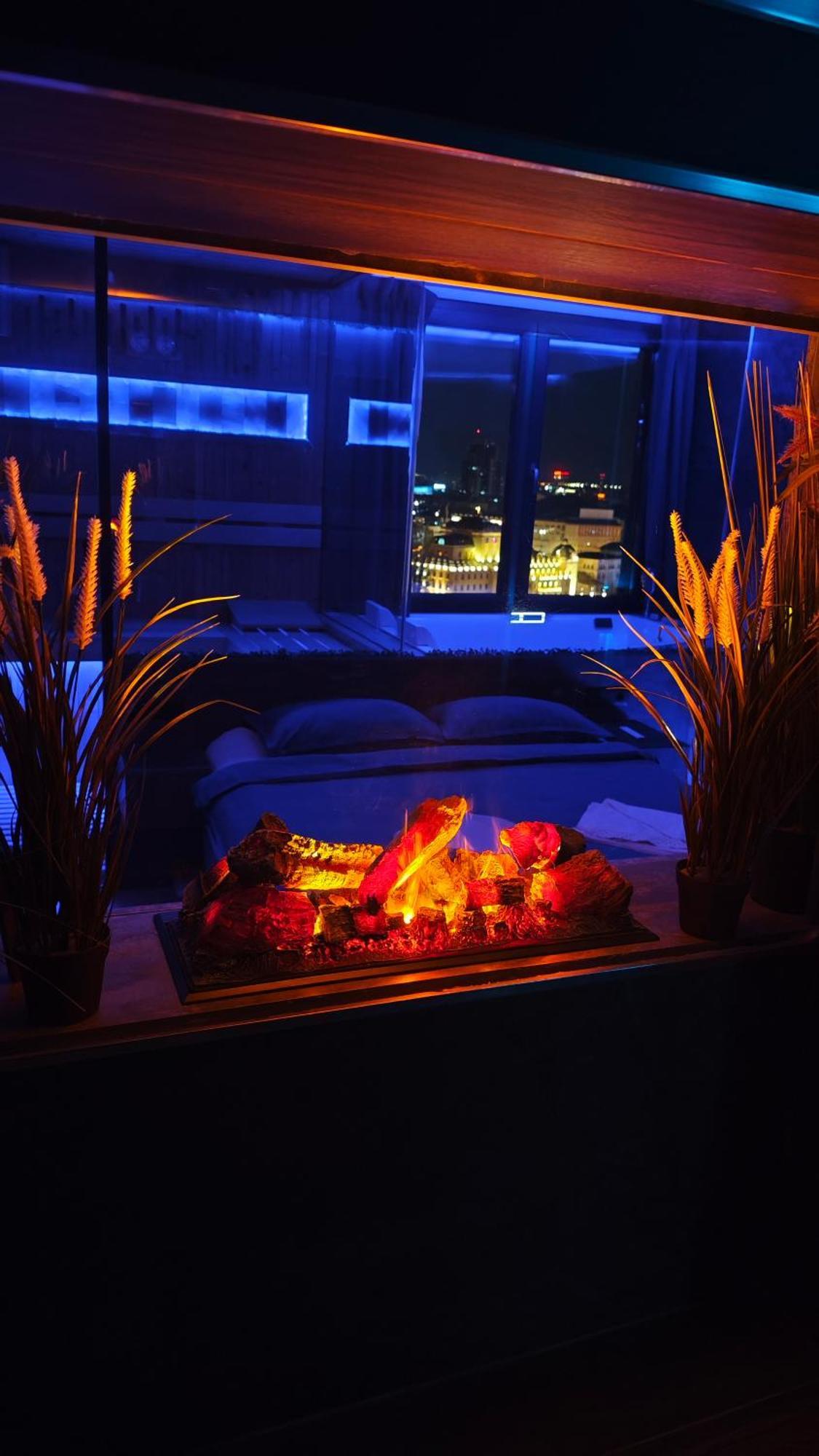 Appartement Smart Luxury Penthouse - Private Sauna, Hot-tub, Cinema At The Location In Skopje